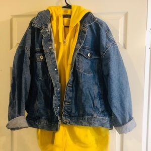 Layered Jean Jacket ZARA